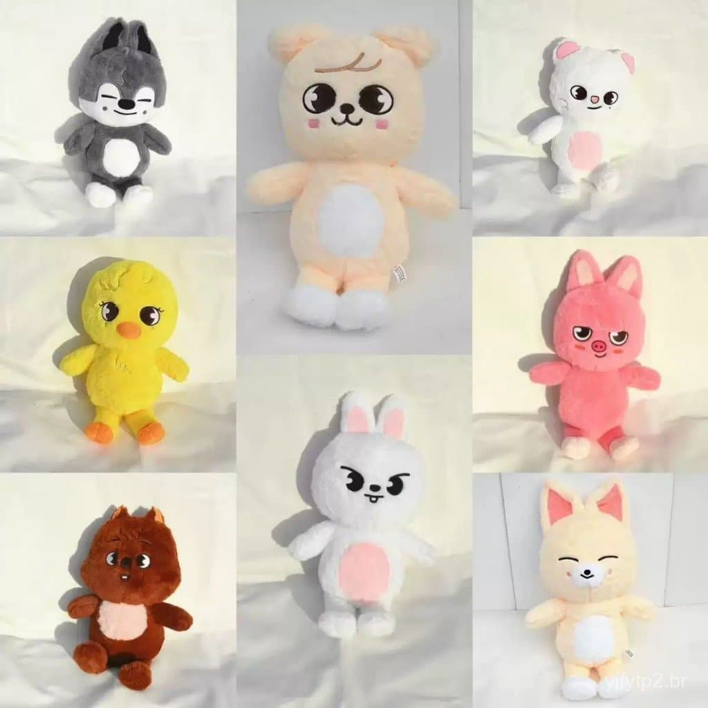 Brinquedo de pelúcia grande de 50cm, design universal de animal, almofada macia, decoração para casa, brinquedo unissex,