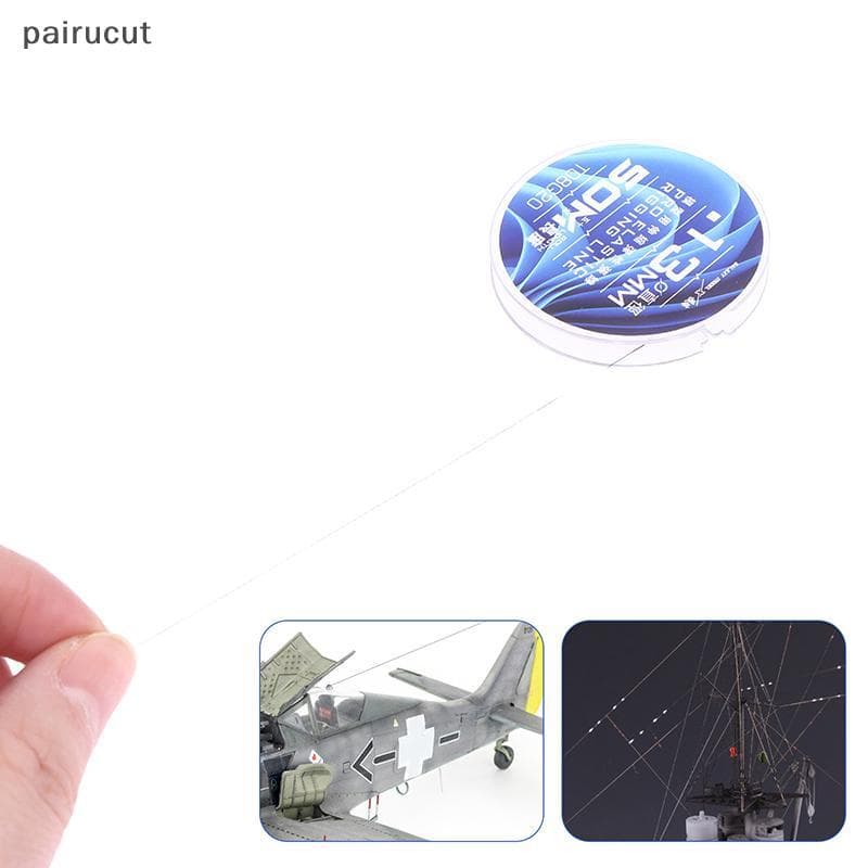 Uiu Galaxy 0.05mm/0.08mm/0.13mm Modelo Pro Linha Elástica (50M/Rolo) Para De Navio Tanque De Aeronave Fazendo Acessórios