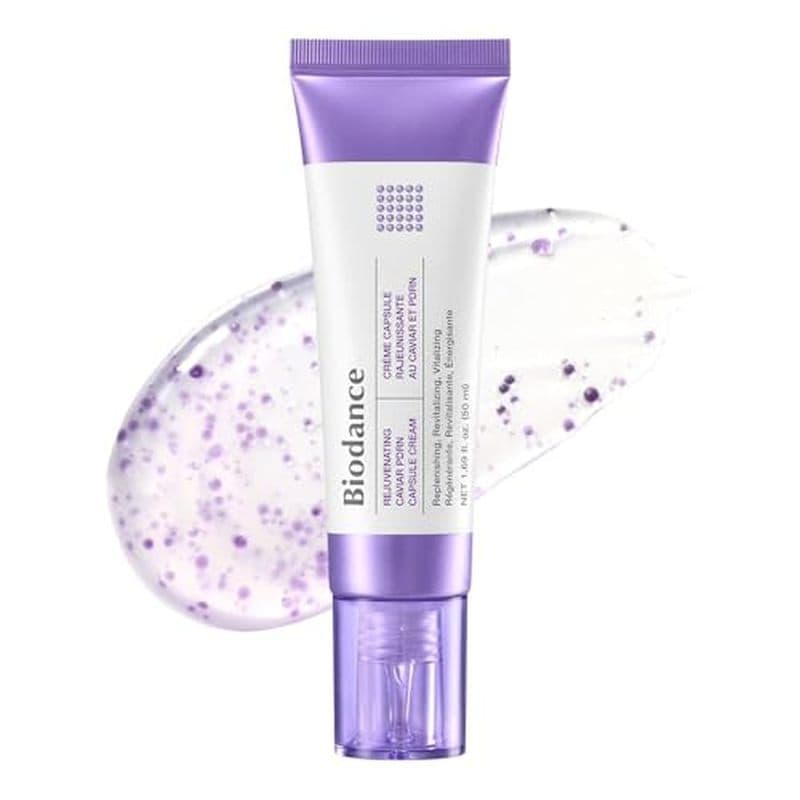 BIODANCE Rejuvenescedor Caviar PDRN Capsule Cream , Hidratante Facial Com Salmon DNA , Cuidados A Pele Coreano , Present