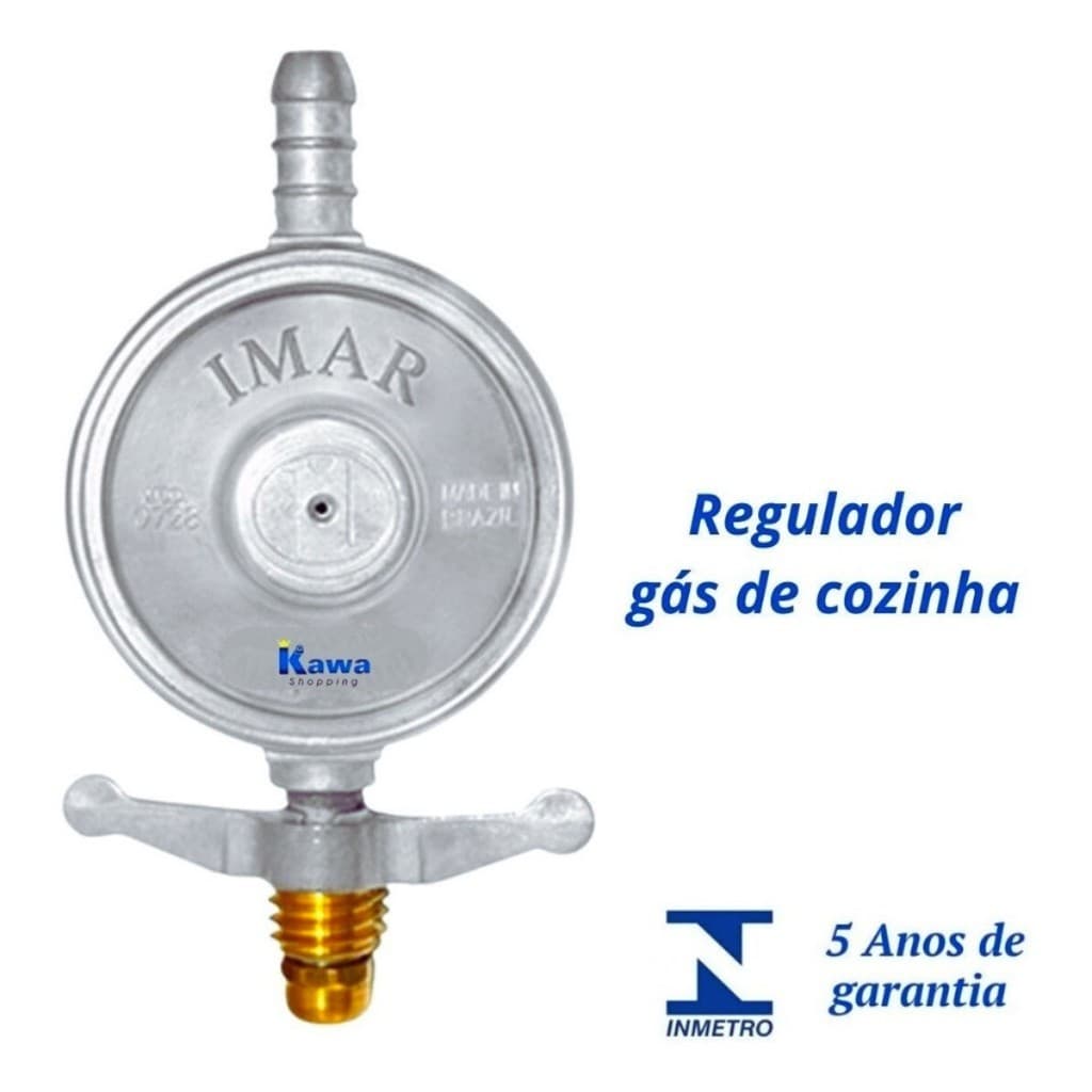Registro Regulador Imar Para Gás GLP 1kg/h - Gás De Cozinha Botijão 13kg