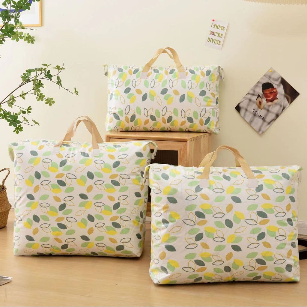 Saco de armazenamento de colcha de jardim de infância colcha saco de armazenamento portátil roupas bagagem embalagem sac