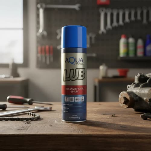Óleo Lubrificante  Desengripante Spray Aqua Tools 300ml
