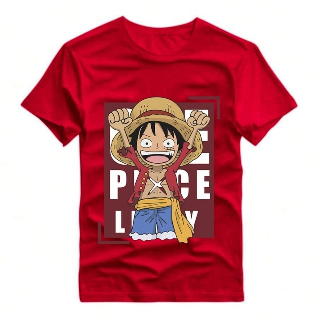 Camiseta Camisa Blusa  One Piece Total casual 100% algodão