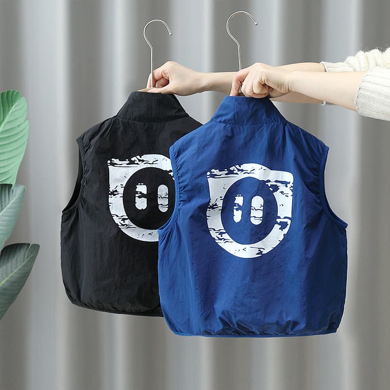 Meninos Workwear colete primavera outono 2026 novo estilo crianças exterior usar roupas de primavera bonito moda na moda