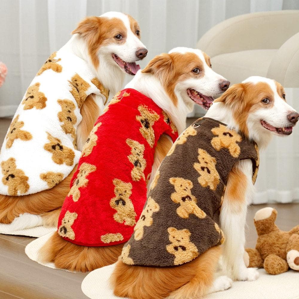 Corgi Shiba Inu Teddy Golden Retriever roupas para cães outono inverno grosso tração roupas de algodão Anti-fiapos peque