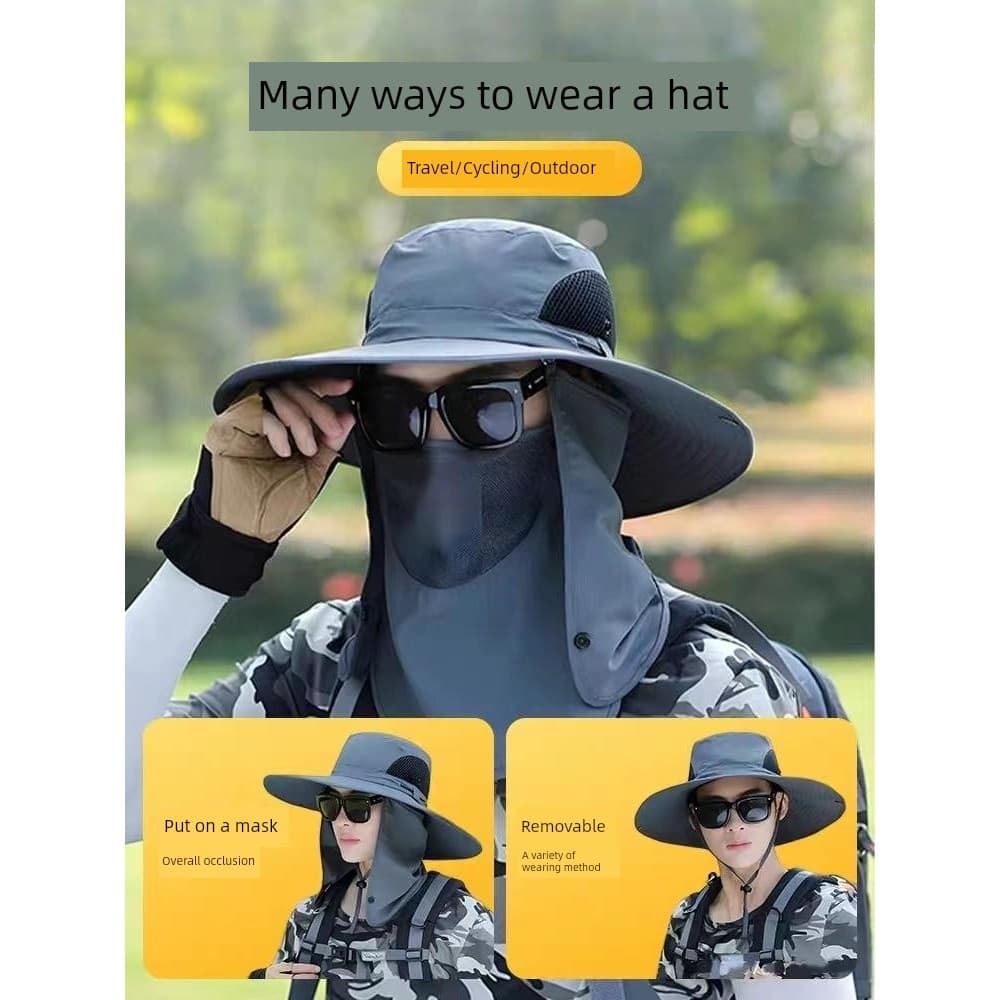 chapeu de praia chapeu de praia feminino chapeu country feminino Masculino verão pesca ao ar livre montanhismo aba grand