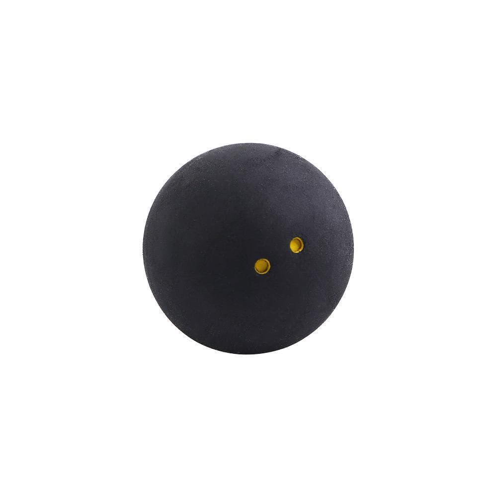 A Raquetes De Squash Com Dois Pontos Amarelos , Bolas De Borracha Pretas Duplos Para Jogador , Bola De Baixa Ve