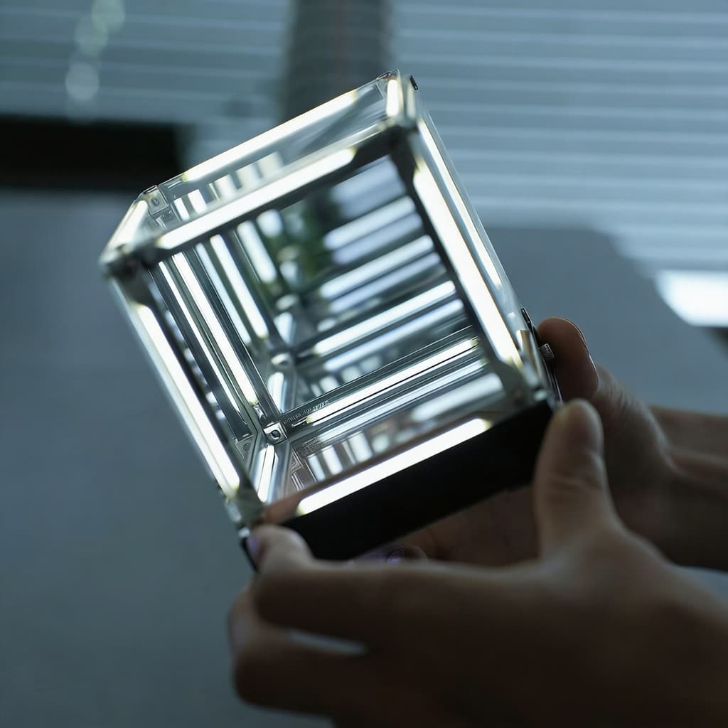 Infinito abismo espelho Melaleuca espelho caixa de luz criativo módulo led extensão infinita modelo brinquedo