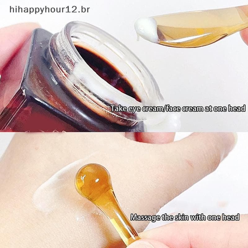 HIHAP Aplicador De Creme Para Os Olhos Colher Rolo Conjunto Rugas Máscara Facial Cuidados Com A Pele Acrílico (5/10 Pcs)