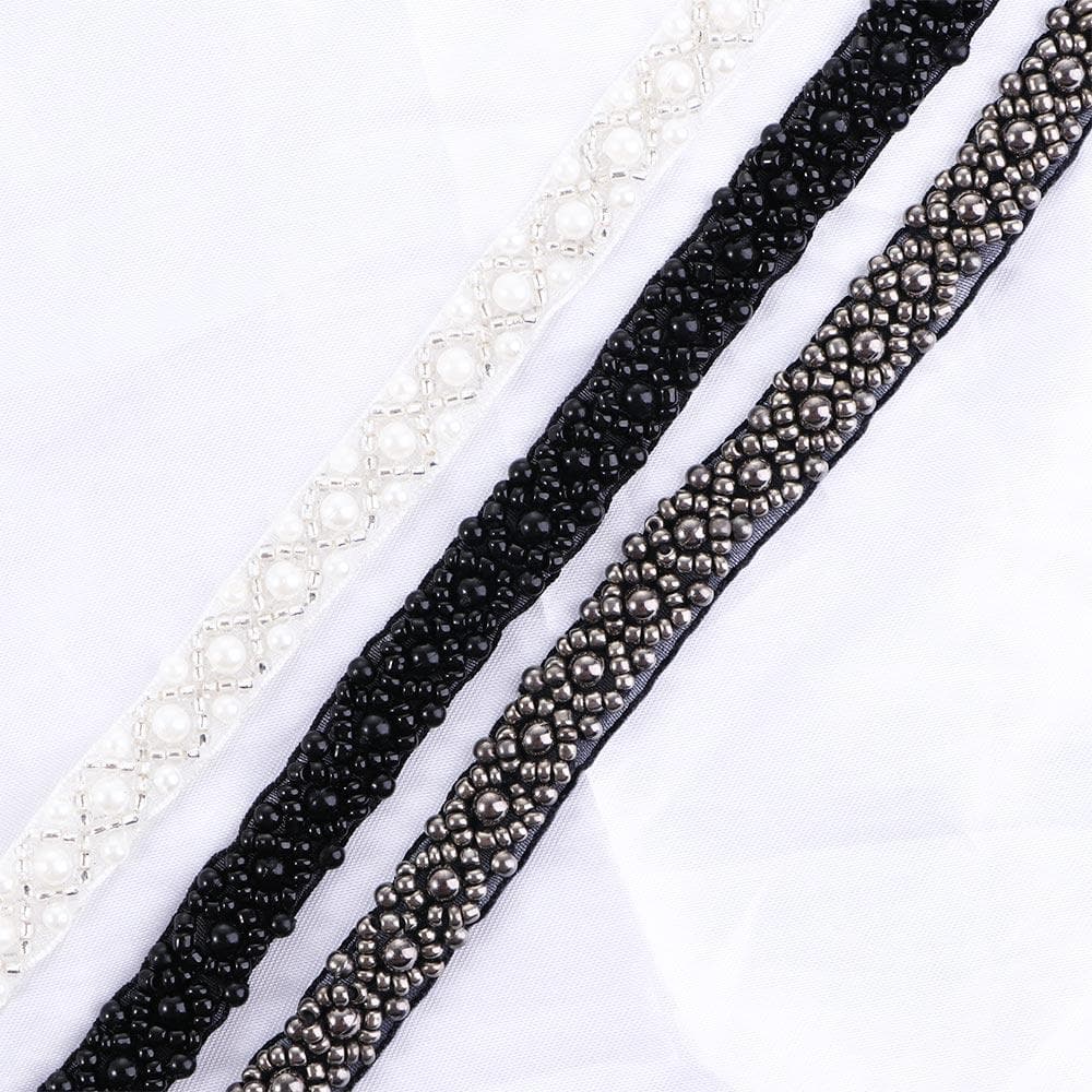 Aplique De Tecido Com Pérolas Para Noiva / Casamento / Multicolorido
