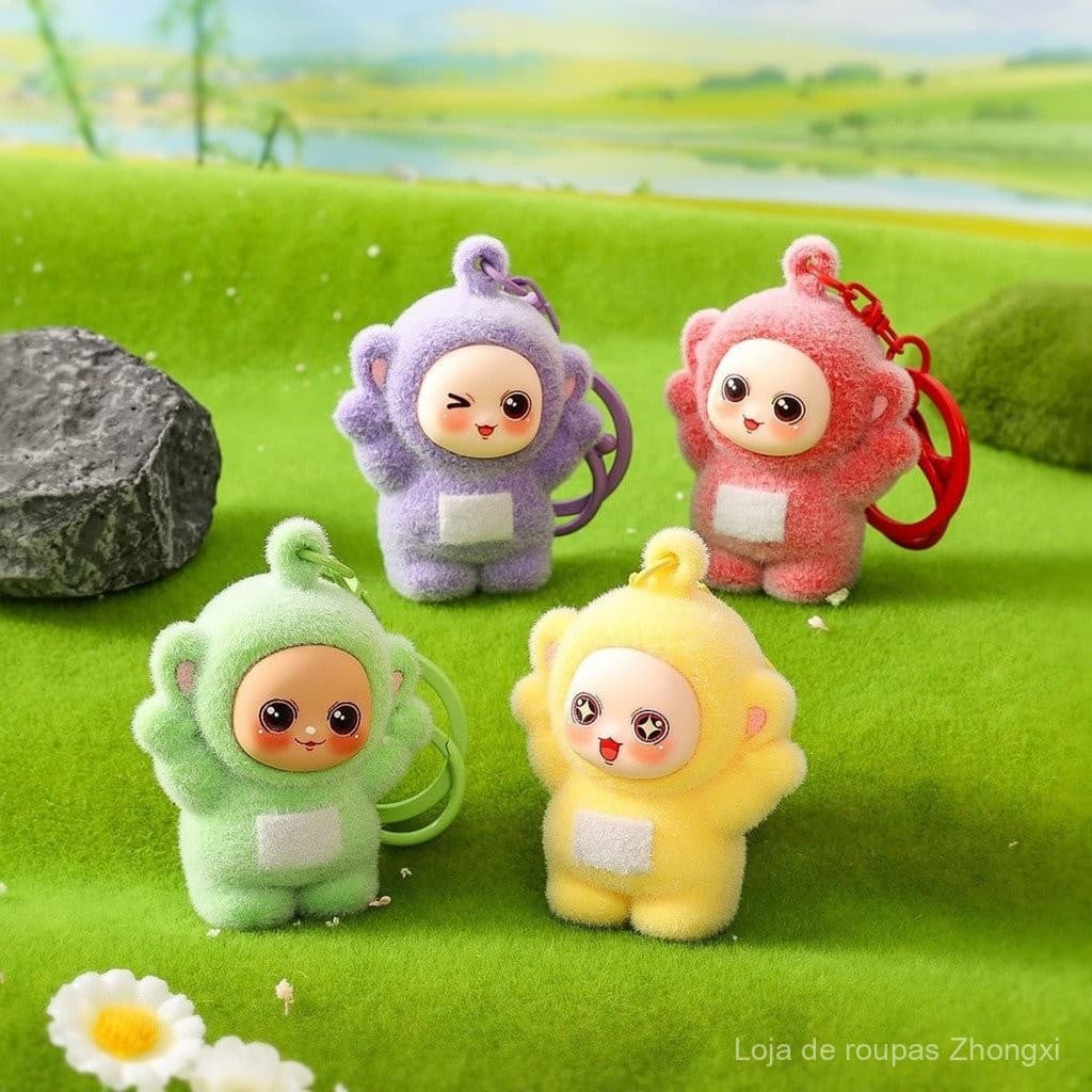 Chaveiro de Desenho Animado Teletubbies, Pequeno Pingente, Coleção de Bolsas de Moda ZL8F YZCA