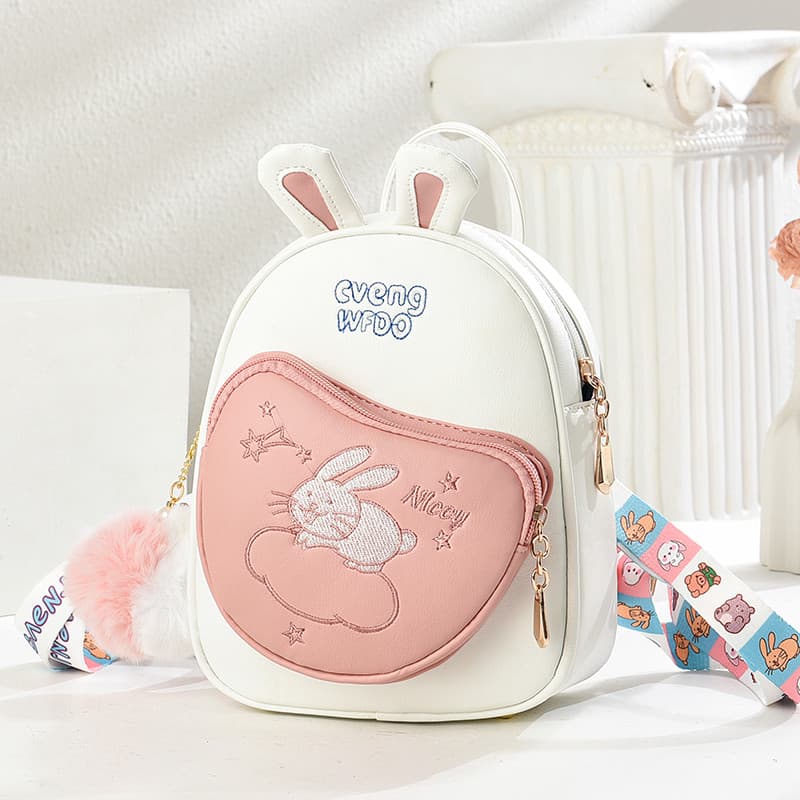 Multifuncional bonito mochila de um ombro bolsa feminina 2026 novo estilo All-Match saco do mensageiro de um ombro couro