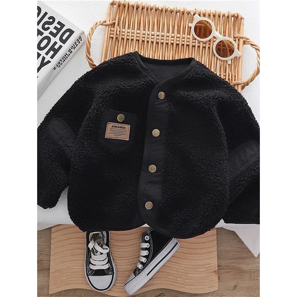 Bonito meninos jaqueta outono inverno roupas 2026 novo estilo versão coreana moda infantil bebê quente topo roupas exter