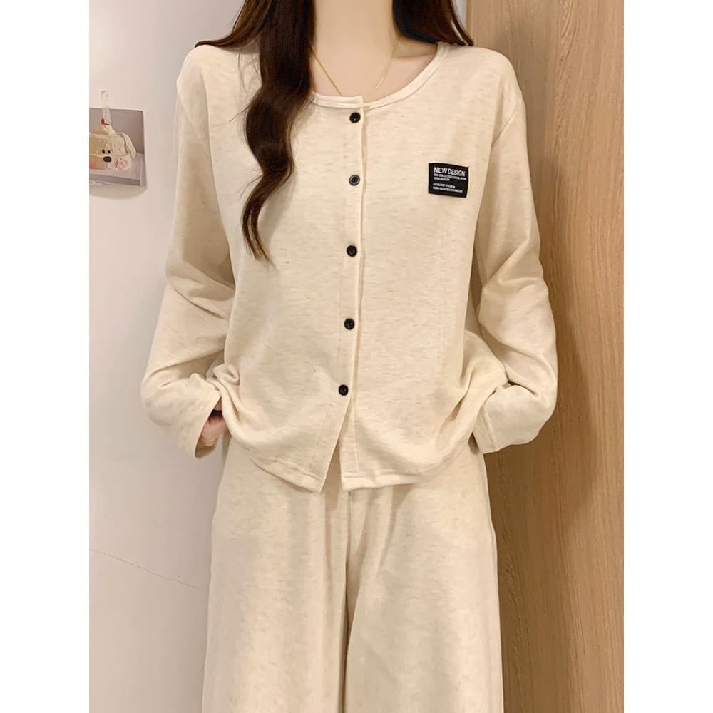 Pijamas outono inverno estilo senhoras engrossado veludo alemão 2024 novo estilo pequeno damasco inverno quente Homewear