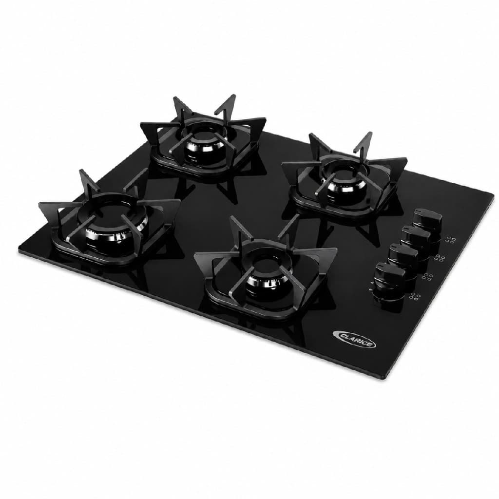 Fogão á Gás Cooktop 4 Bocas BE TFF Preto