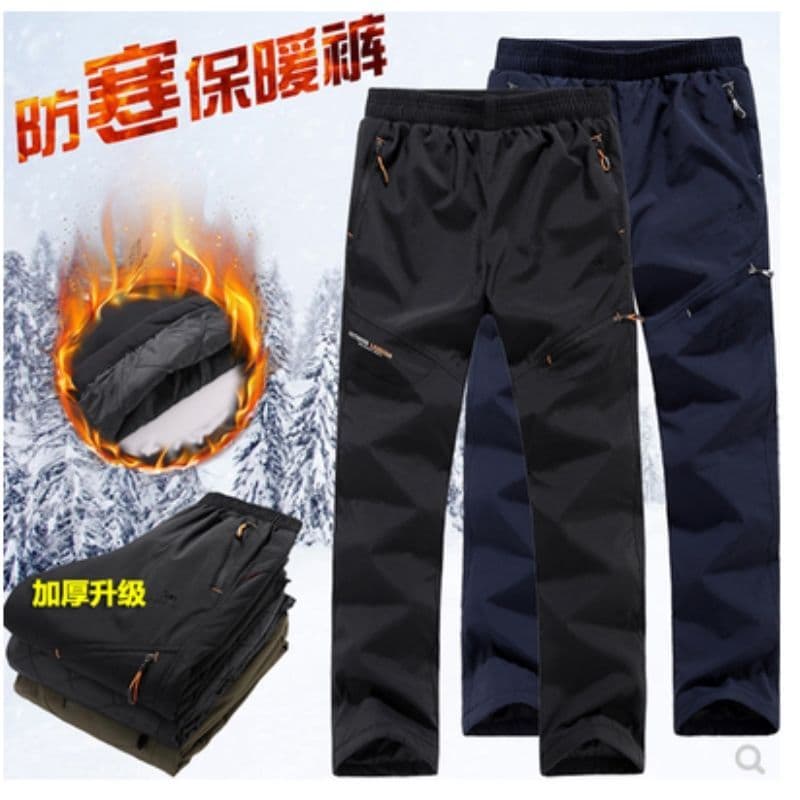 W inverno calças de algodão masculinas exterior Wear à prova de vento à prova dwindproof água calças térmicas inverno ac