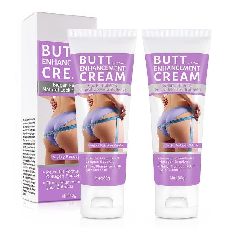 2 Pacotes De Creme Para Aumentar O Bumbum , Levantar Quadril Bunda Maior-Loção De Massagem Com Profundamente Hidratante