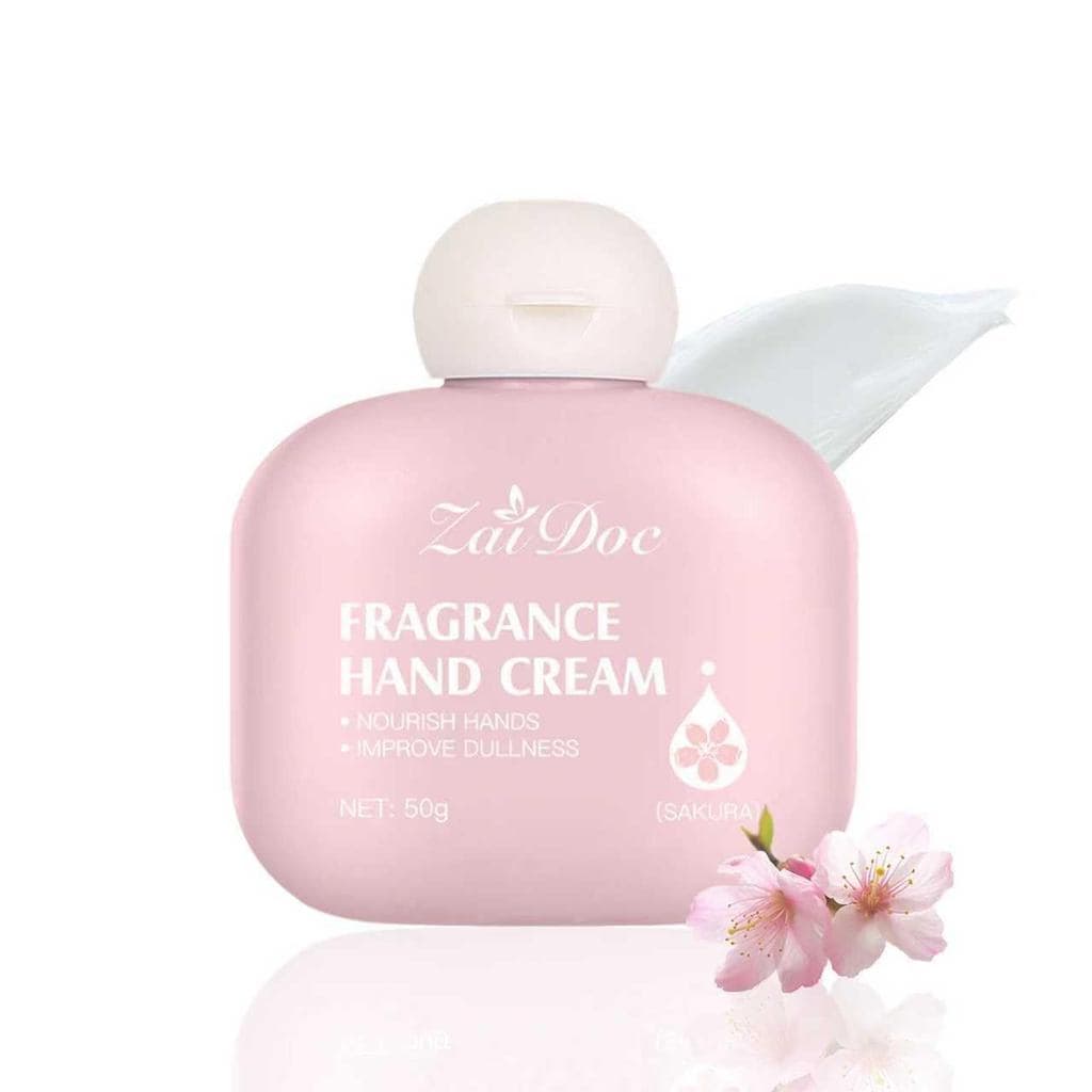 Creme para Mãos Sakura, Hidratante e Umectante para uma Pele Macia e Delicada, Sensação Suave e Delicada, Fragrância Dur