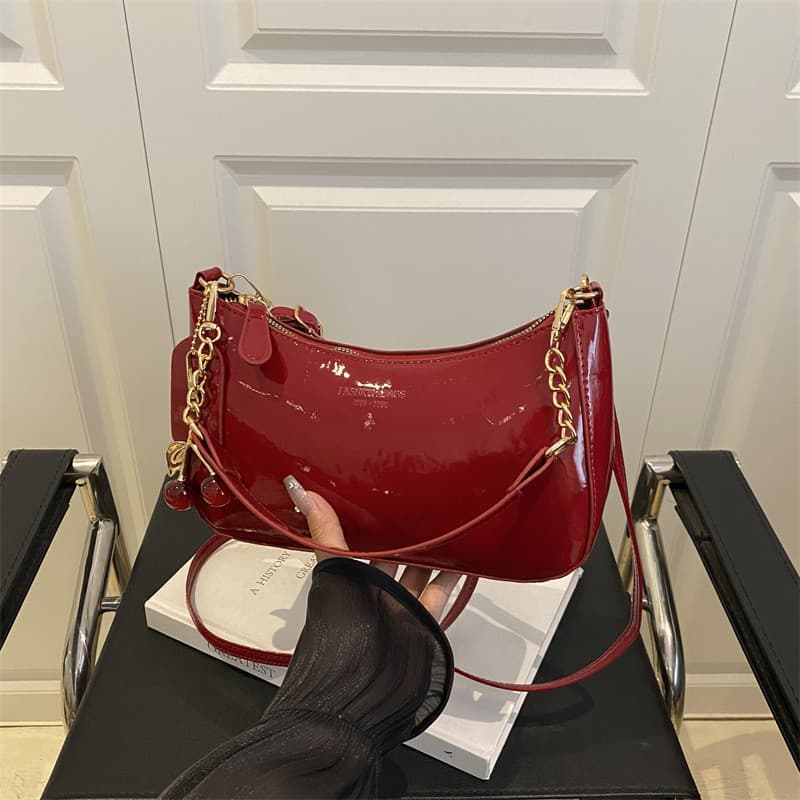 Bolsa casual de outono, simples e elegante, de, de mão, de ombro, bolsa transversal 2025 para mulheres 7X