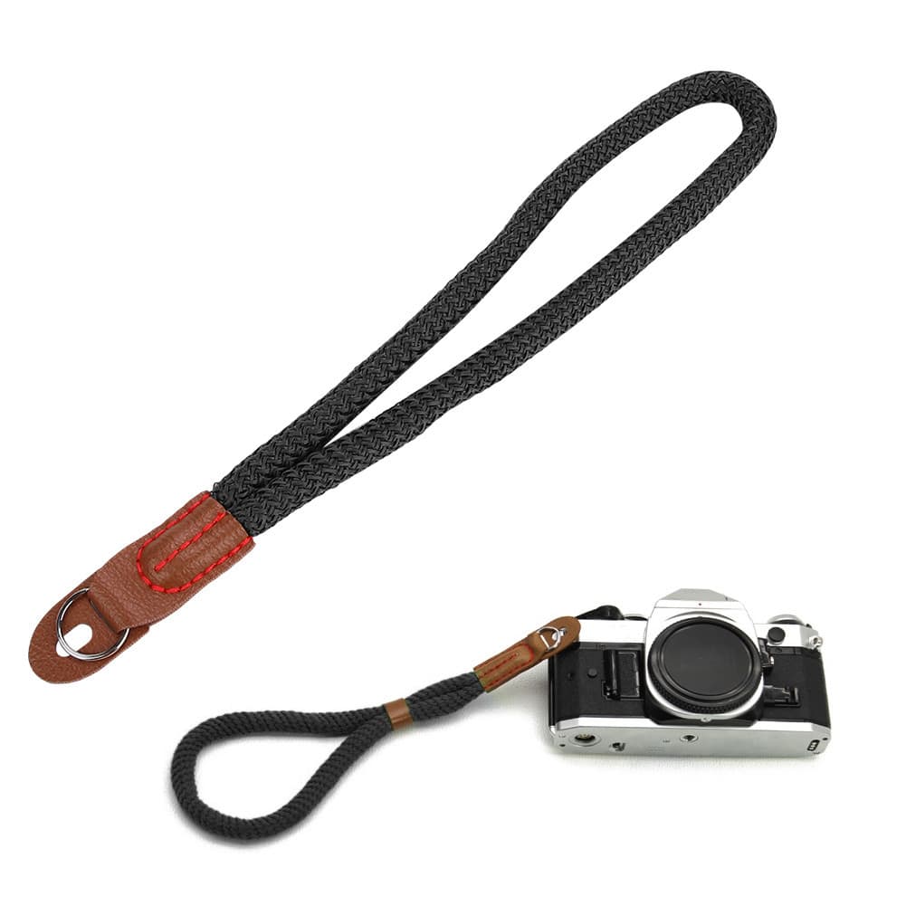lilystudio.br Alça de pulso respirável feita à mão, cordão anti perda para câmera digital
