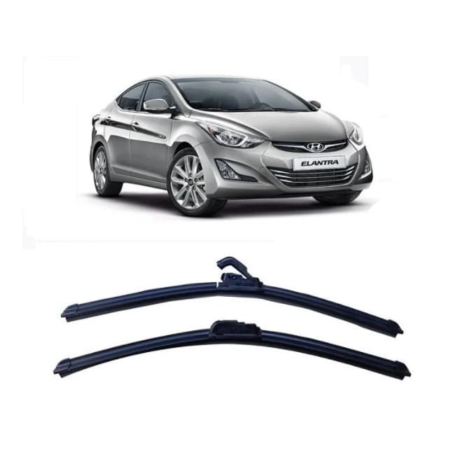 Par de Palhetas para Limpador de Parabrisa Dianteiro para Elantra 2011 2012 2013 14 15 16 17 18 2019