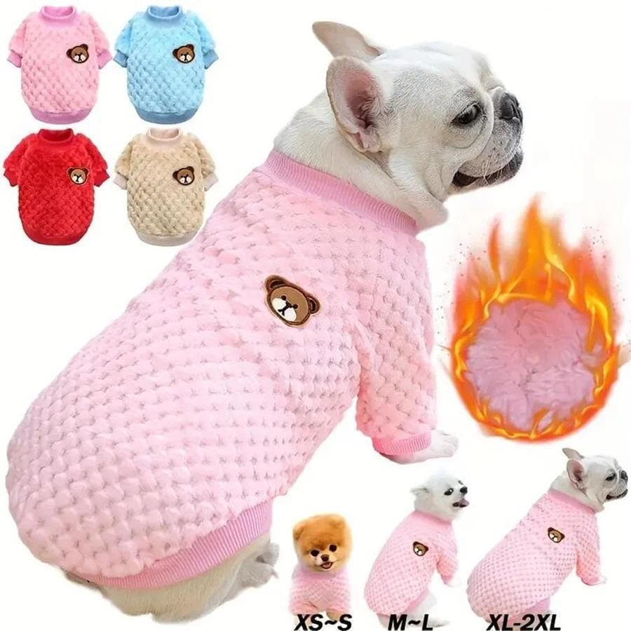 Suéter para Filhotes, Roupas para Animais de Estimação, Novas Jaquetas de Lã para Cães de Outono e Inverno, Roupa para C