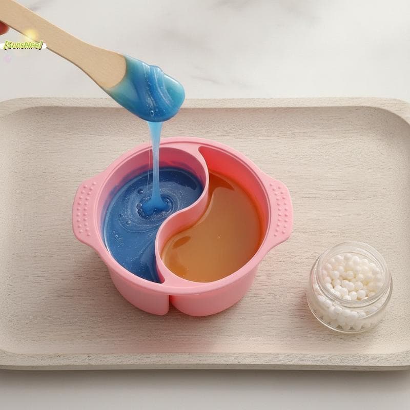 [Sunshine] Tigela De Imersão De Unhas De Dupla Face De Silicone , Resistente Ao Calor , 1 Peça A Quedas Para Manicure Do