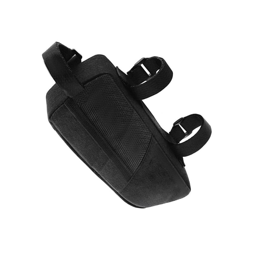 Funien Bike Top Tube Bag Frame Cycling Pack Simplificado 0,7L Armazenamento Triplo Gancho e Loop Correias Bolsos de