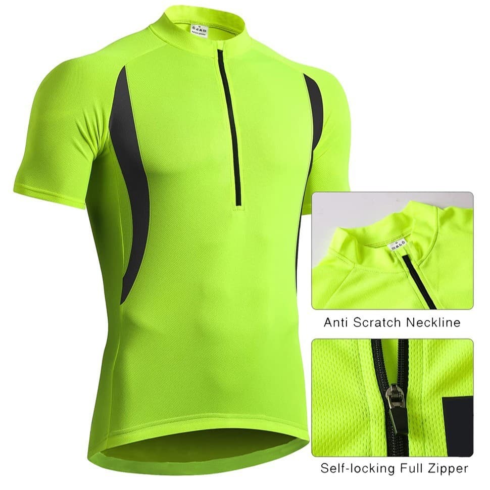 Novo ciclismo masculino de manga curta de secagem rápida bicicleta de estrada camisa de ciclismo esportes ao ar livre ca