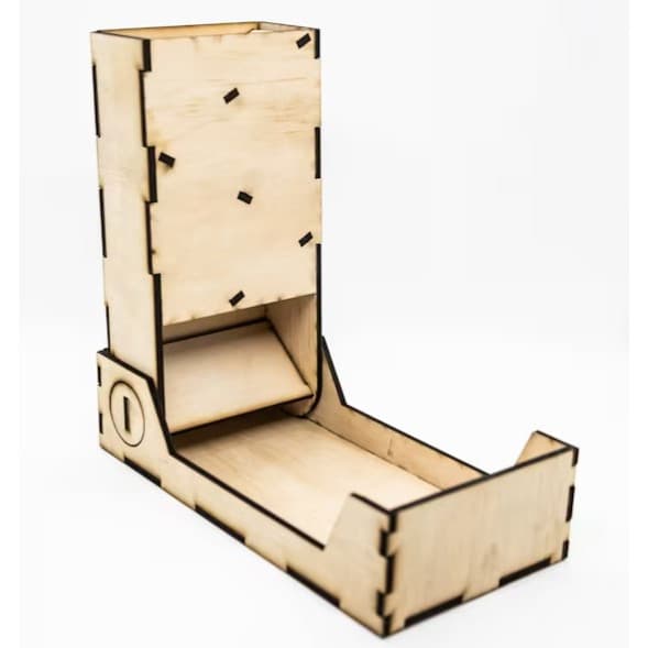 Torre de Dados RPG Jogo Tabuleiro | Modelo Caixa Dobrável 01