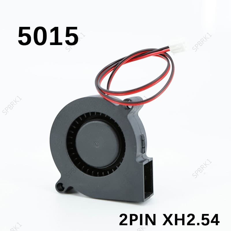 DC 12V 5015 50x50x15mm 2Pin Turbo Ventilador De Resfriamento Sem Escova Com Rolamento Hidráulico Duplo Para Impressora 3
