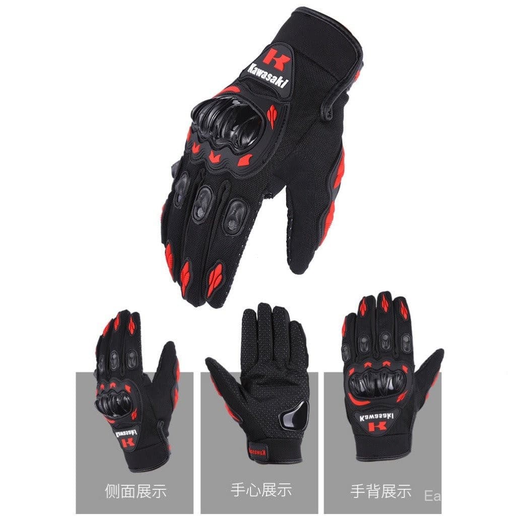Kawasaki motocross corrida ao ar livre ambiente luvas protetor de esportes