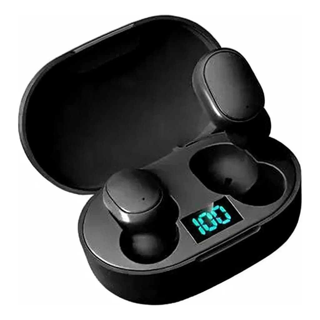 Fone Bluetooth H'maston Rs26 Tws Com Display Digital Preto