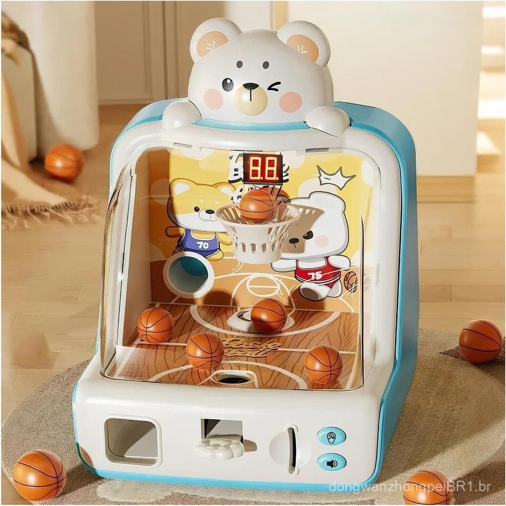 Mini jogo de tabuleiro de basquete, um divertido brinquedo de tabuleiro adequado para meninos de 1 a 4 anos de idade.