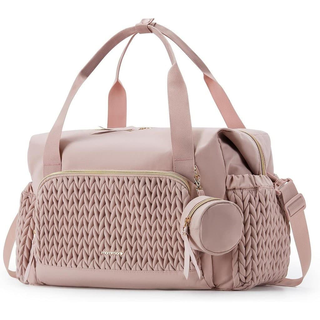 Bolsa de Fraldas Mommore, Bolsa de Viagem de Grande Capacidade, Bolsa para Hospital e Maternidade, Bolsa para Bebê com C