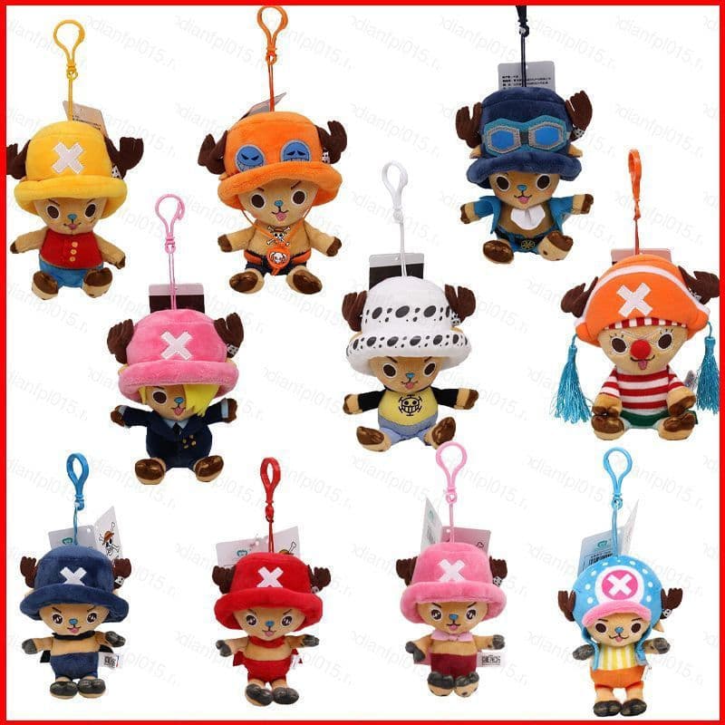 PF Genuíno Uma Peça Chopper Boneca De Pelúcia Pingente Luffy Brinquedos Chaveiro Aniversário Presente De Natal
