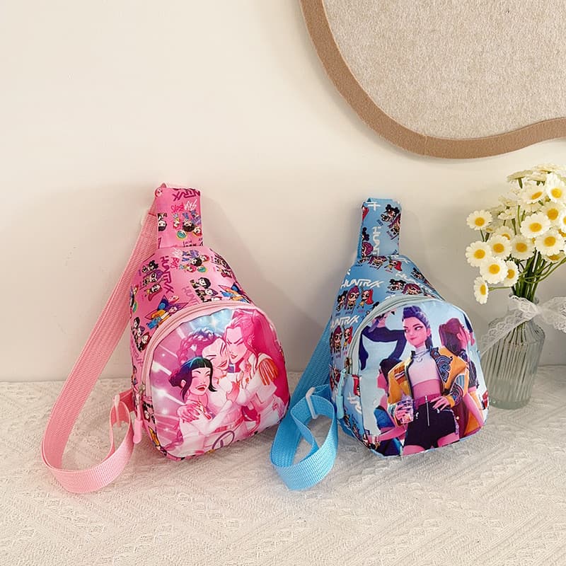 Venda quente Witch Hunter Group Cartoon Trendy Cool Boys Girls Bolsa de peito