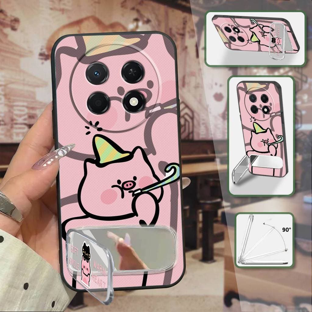 Capa Protetora Durável Para Telefone Huawei Enjoy90 Pro Max/Nova15 Suporte Resistente À Sujeira Bolsa Bordado Traseira T