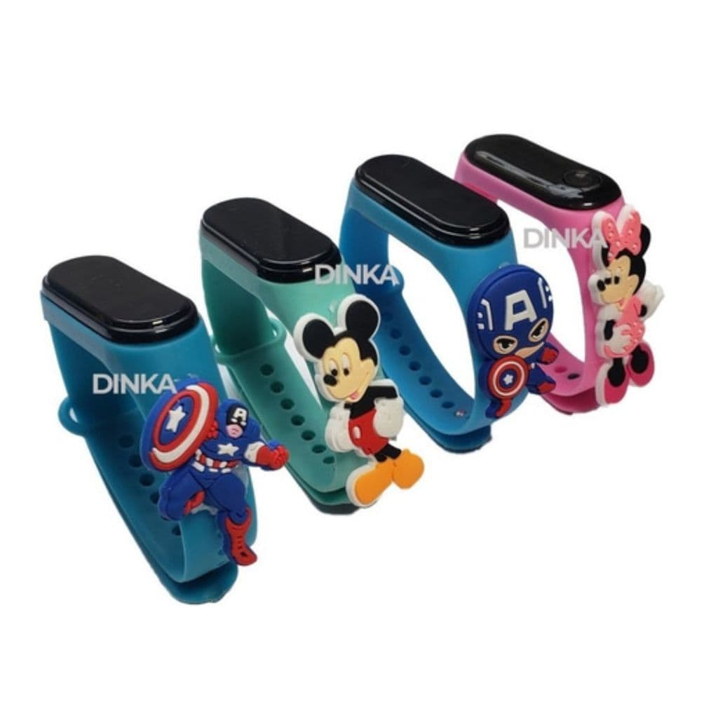 Relogio Infantil Com Personagens Disney Marvel Dc Tv Outros