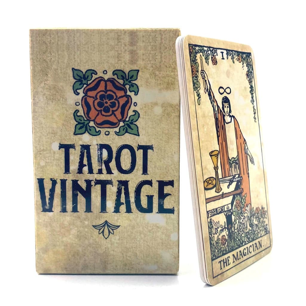 Cartas de Tarot Vintage, Baralho de Adivinhação e Profecia, Jogo de Tabuleiro para Festas em Família, Para Iniciantes, O