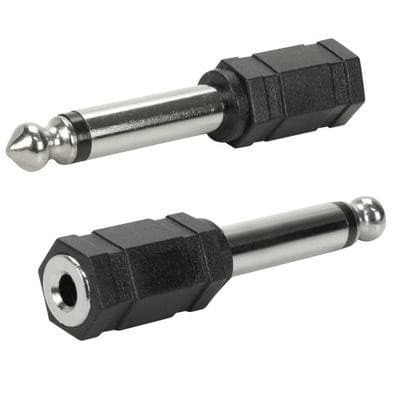 2 Plug Adaptador P2 Femea P10 Macho - Envio Imediato