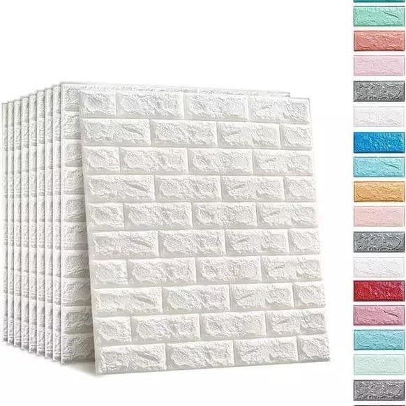 Papel de parede papel de parede adesivo de parede corretivo papel de parede autoadesivo padrão de tijolo Anti-Collis