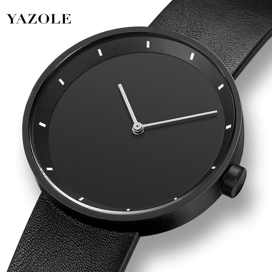 Yazole521 523 Relógio masculino simples moda casal masculino feminino relógio de quartzo VLH7