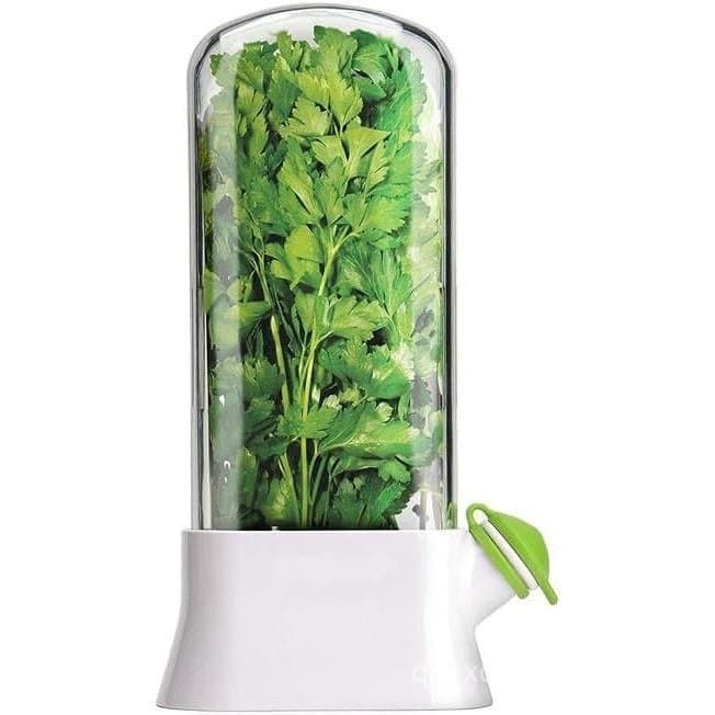 YUECIOY Recipiente para Armazenamento de Ervas no Refrigerador, Recipiente Grande para Armazenamento de Ervas, Adequado