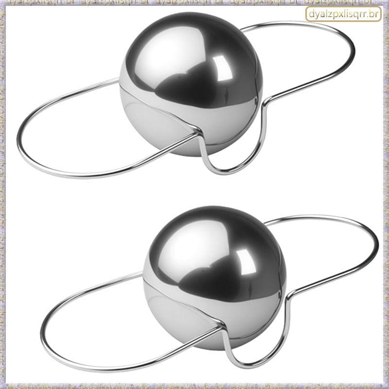 [Fsp] Pacote Com 2 Bolas De Resfriamento De Café Expresso , Intensificadores Gelado De Aço Inoxidável , Perfeitos Para E