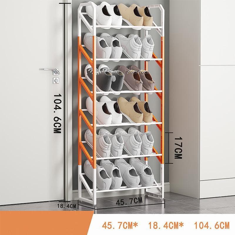 Organizador de Sapatos Multinível Montável DIY para Quarto e Dormitório Estudantil