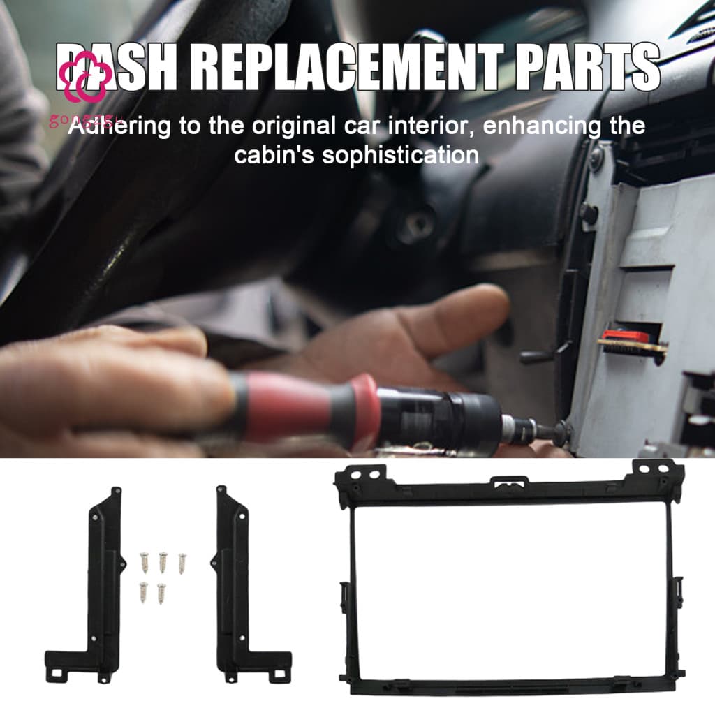 [gongzgu] Suporte De Painel De Plástico ABS Para Toyota Prado 120 , Estrutura De Rádio Android De 9 Polegadas , Sem Nece