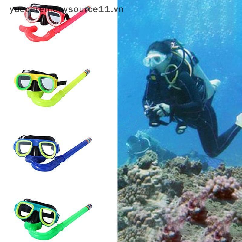 Óculos De Mergulho Para Crianças , Conjunto De Snorkel Natação , Armação Grande , Equipamento HD .