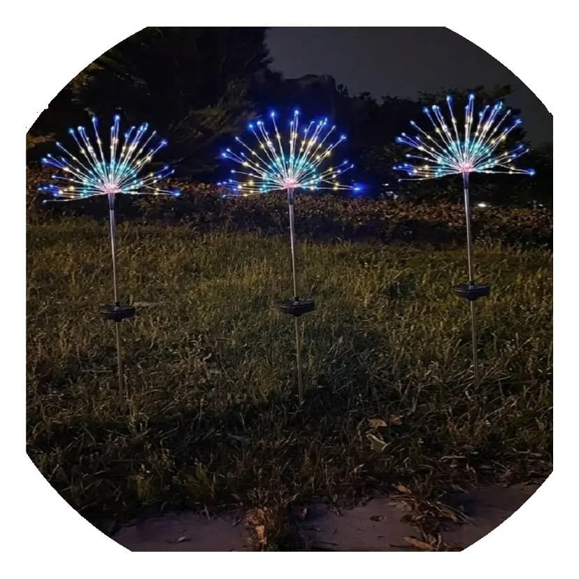 Fio Fada Fogos De Artifício Pisca Solar Natal Full Expresso Pisca pisca de natal enfeite natalino Solar Sol