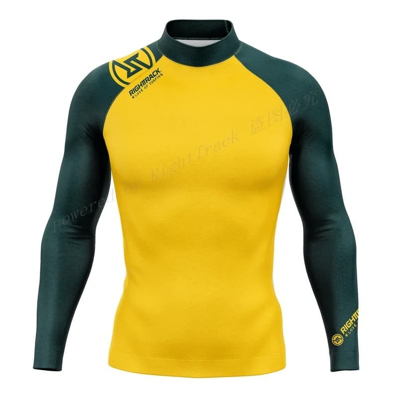 RT Colorido Rashguard Mergulho Manga Longa Camisa De Surf Proteção UV Roupa De Banho UPF Verão Protetor Solar Beachwear